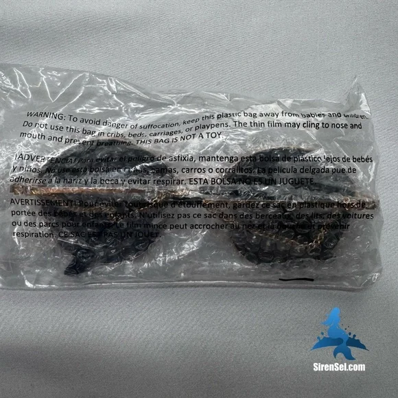 1194 NWT PrettyLittleThing Daingly Chain Roundframe Sunglasses - Picture 6 of 9